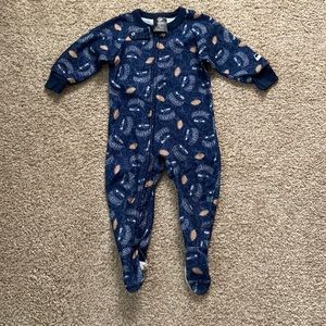 2T Very Loved Seahawks Fleece Footie Pajamas